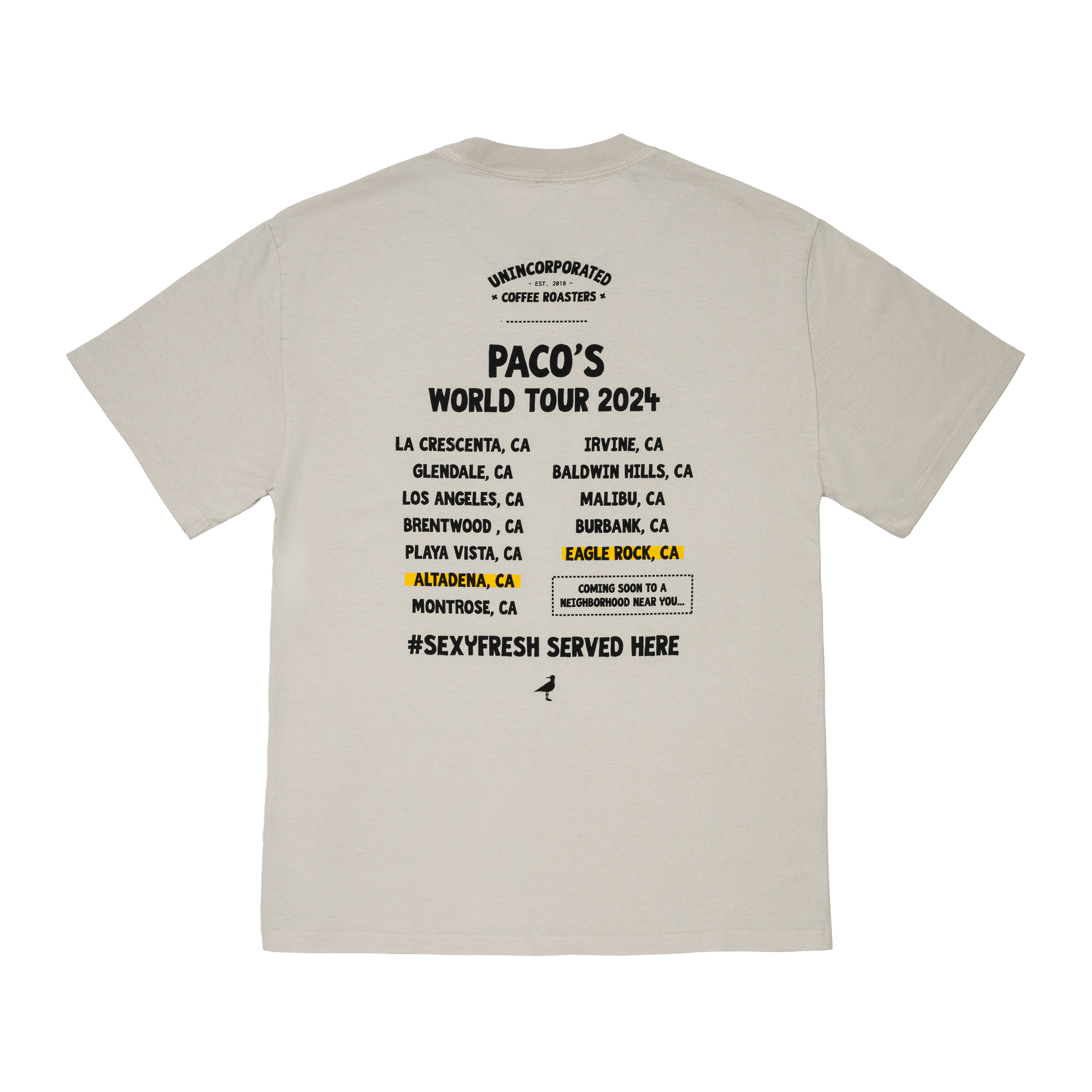 UCR Bone Tee - Paco's World Tour