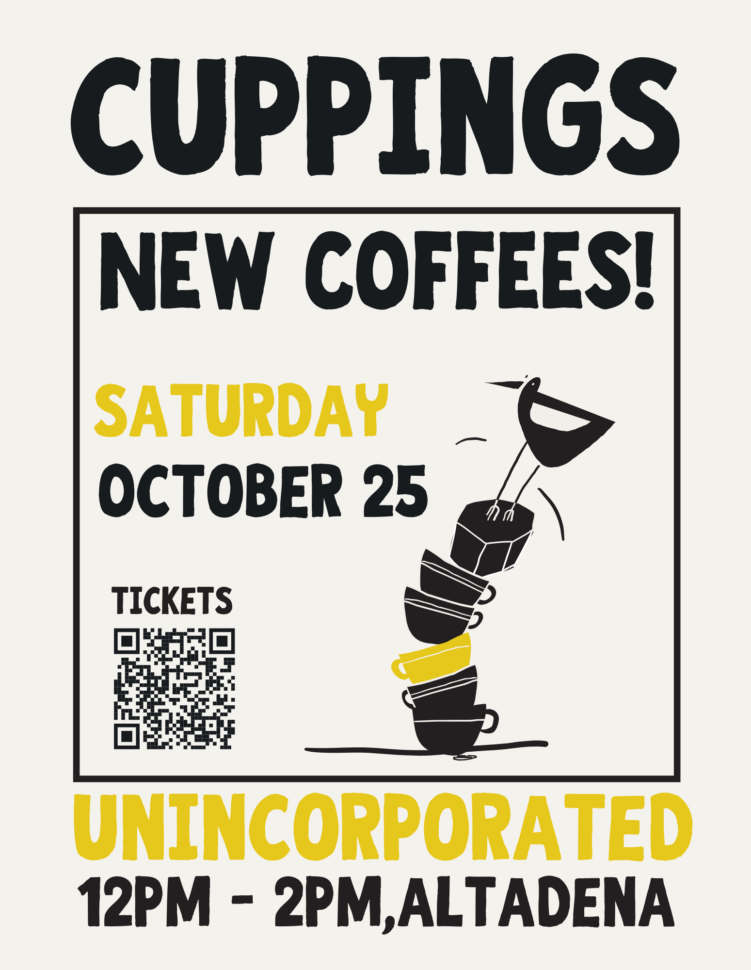 Unincorporated Cupping Experience : Saturday, October 25