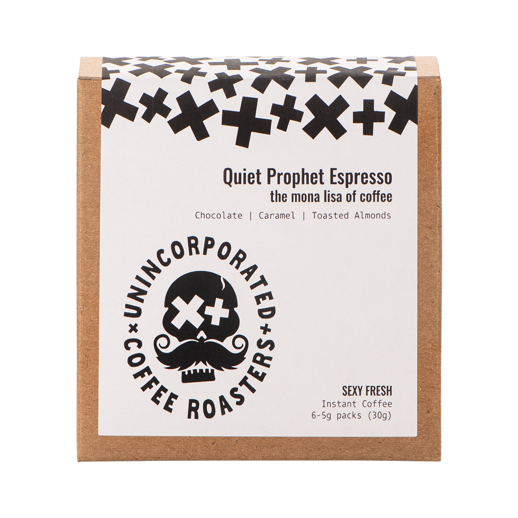 UCR Instant Coffee - Quiet Prophet Espresso - 6 Cup Box